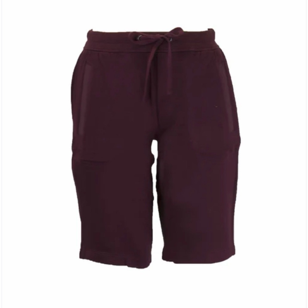 NWT Grey State Women’s City Shorts Mars Red Size L‎ Drawstring Cotton Shorts $88